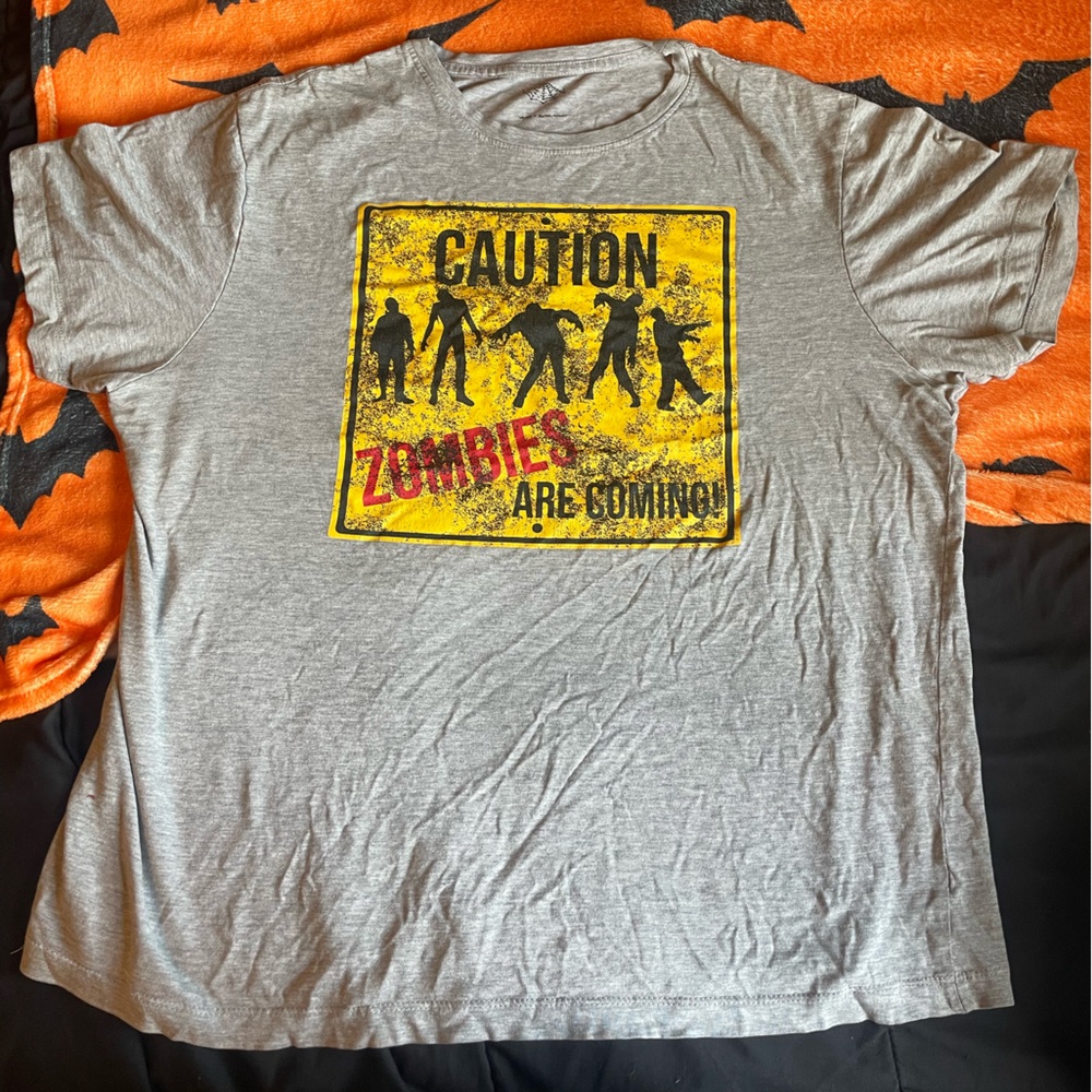 Caution zombies are coming shirt